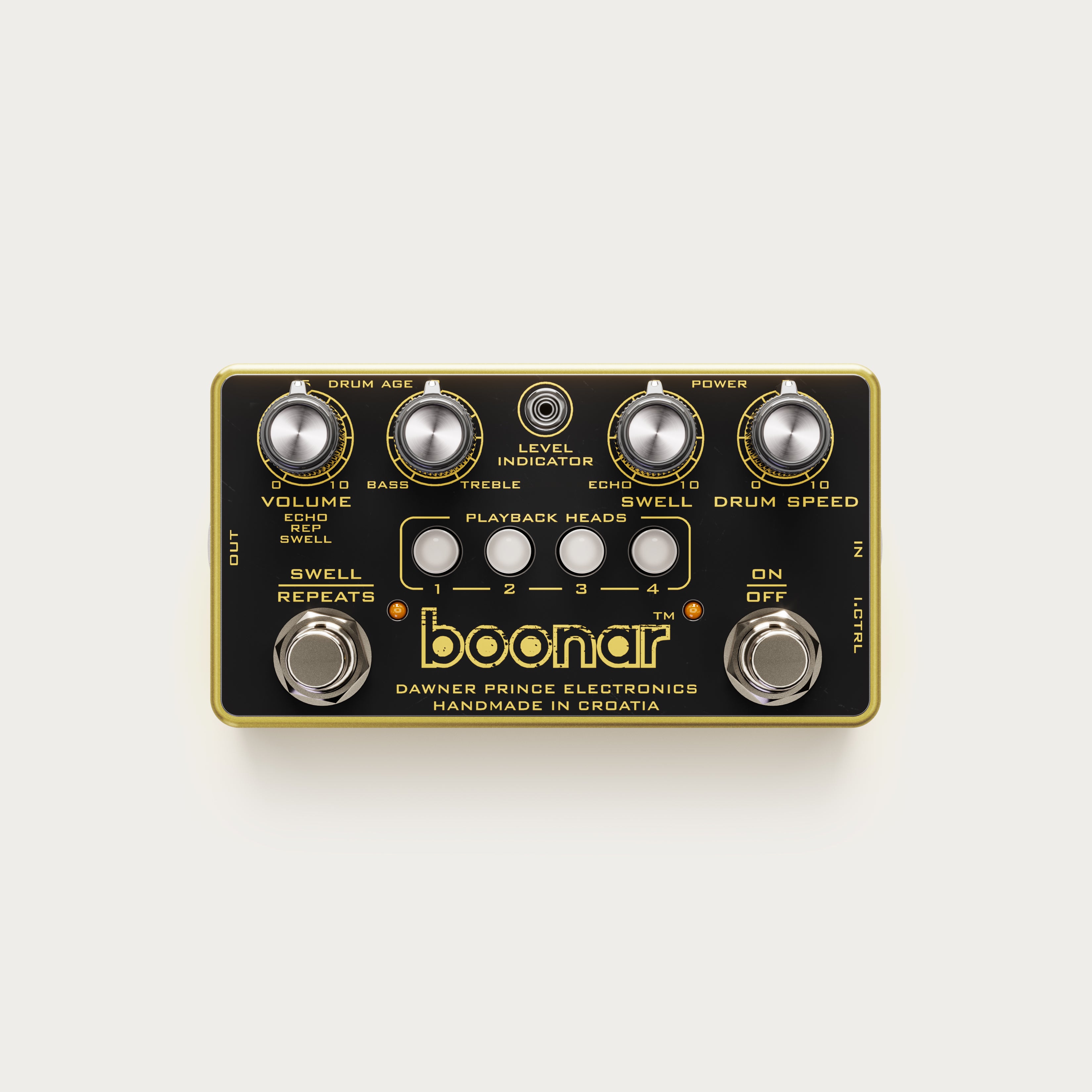 BOONAR Multi-Head Drum Echo – Dawner Prince Electronics