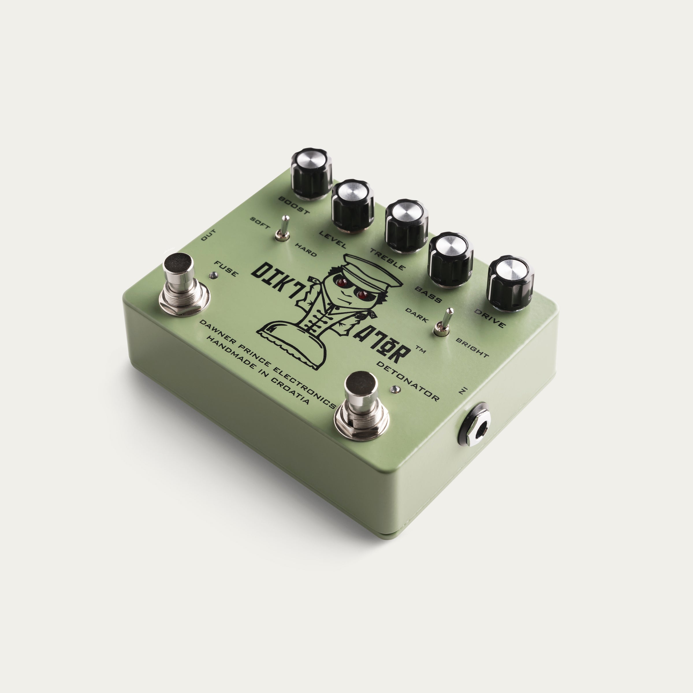 diktier pedal DIKTATOR Preamp/OD/Distortion – Dawner Prince Electronics